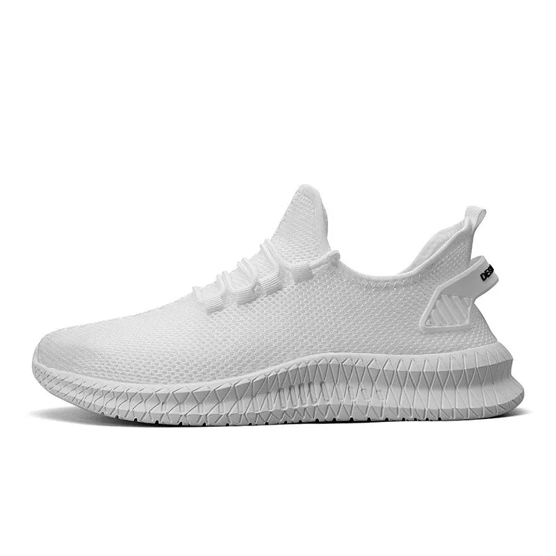 Herr Sneakers - Andningsbar Mesh - Lättviktsdesign - Hög Komfort - Halksäker Sula