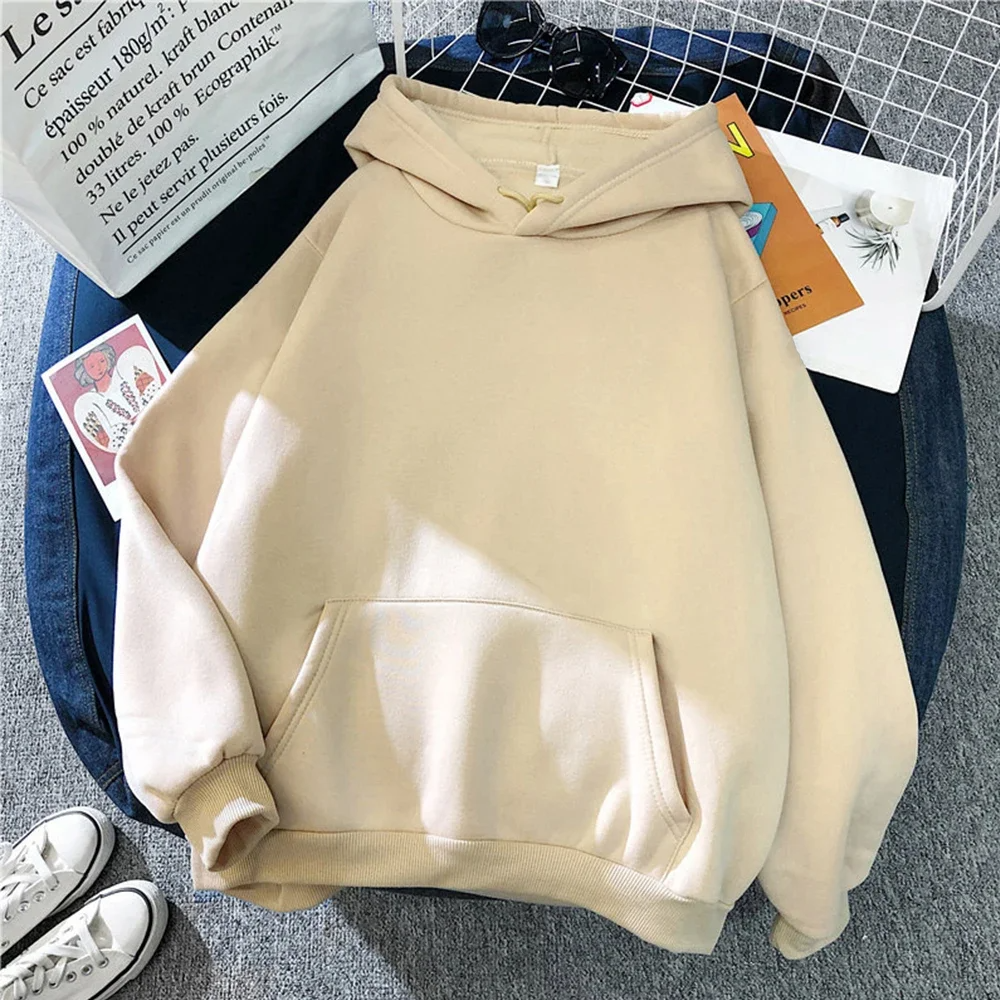 Dam Hoodie – Oversized Passform – Fleecekänsla – Känguruficka – Ribbad Mudd