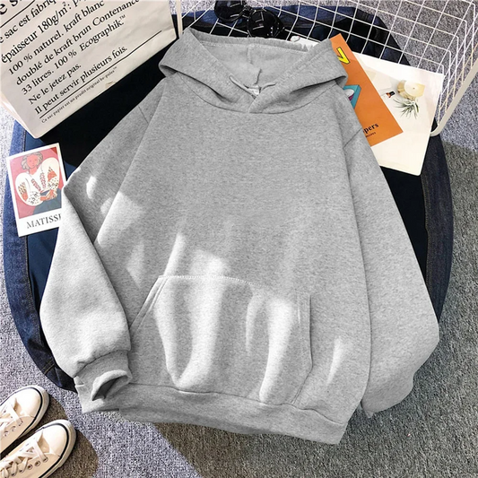 Dam Hoodie – Oversized Passform – Fleecekänsla – Känguruficka – Ribbad Mudd