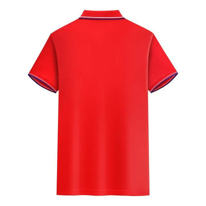 Herrpikétröja - Slim fit - Kortärmad - Kontrastdetaljer