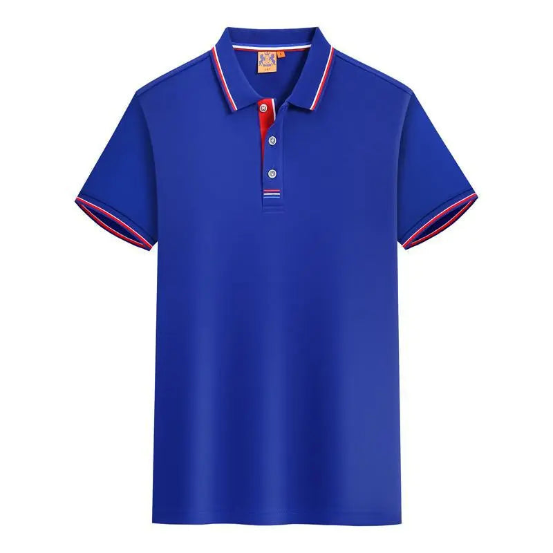 Herrpikétröja - Slim fit - Kortärmad - Kontrastdetaljer