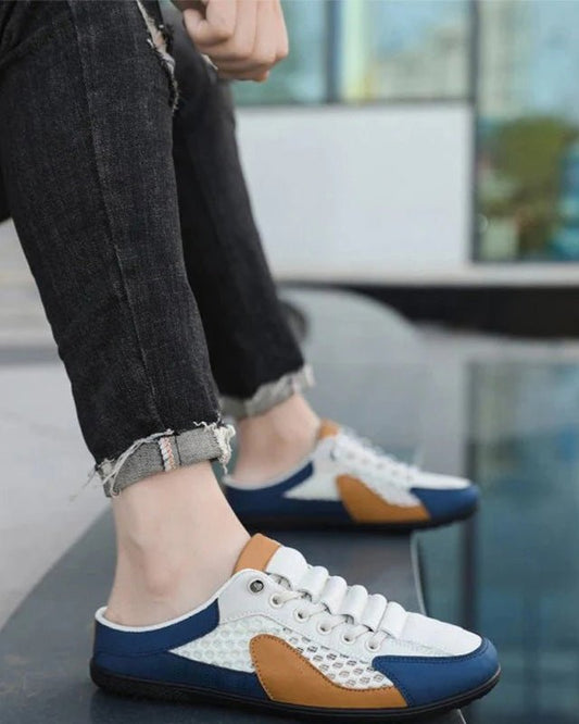 Herrtofflor – Slip-on design – Sportig detalj – Bekväm passform
