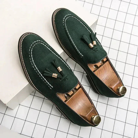 Herrloafers – Mockafinish – Toffsdetalj – Slip-On för Smart Casual Stil