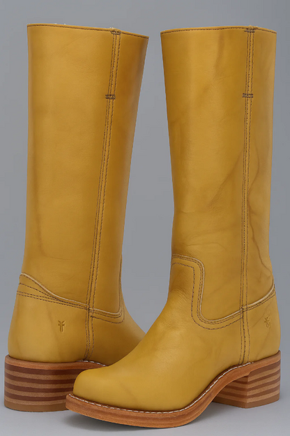 Damstövlar – Knähöga i läder – Blockklack – Skräddarsydd vristpassform