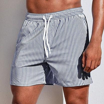Herr Badshorts – Regular Fit – Snabbtorkande Andningsbart Tyg – Medelhög Längd