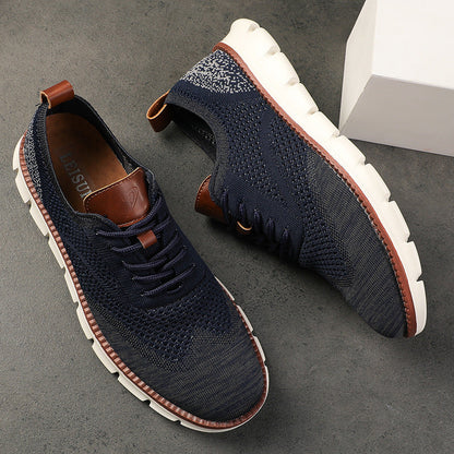 Dam Sneakers - Andningsbart Stickat Material - Lättvikt - Dämpande Komfort