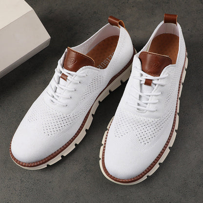 Dam Sneakers - Andningsbart Stickat Material - Lättvikt - Dämpande Komfort