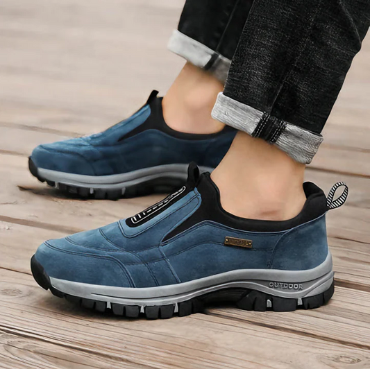 Herr vandringssko – Slip-on design – Greppsäker sula – Bekväm passform outdoor