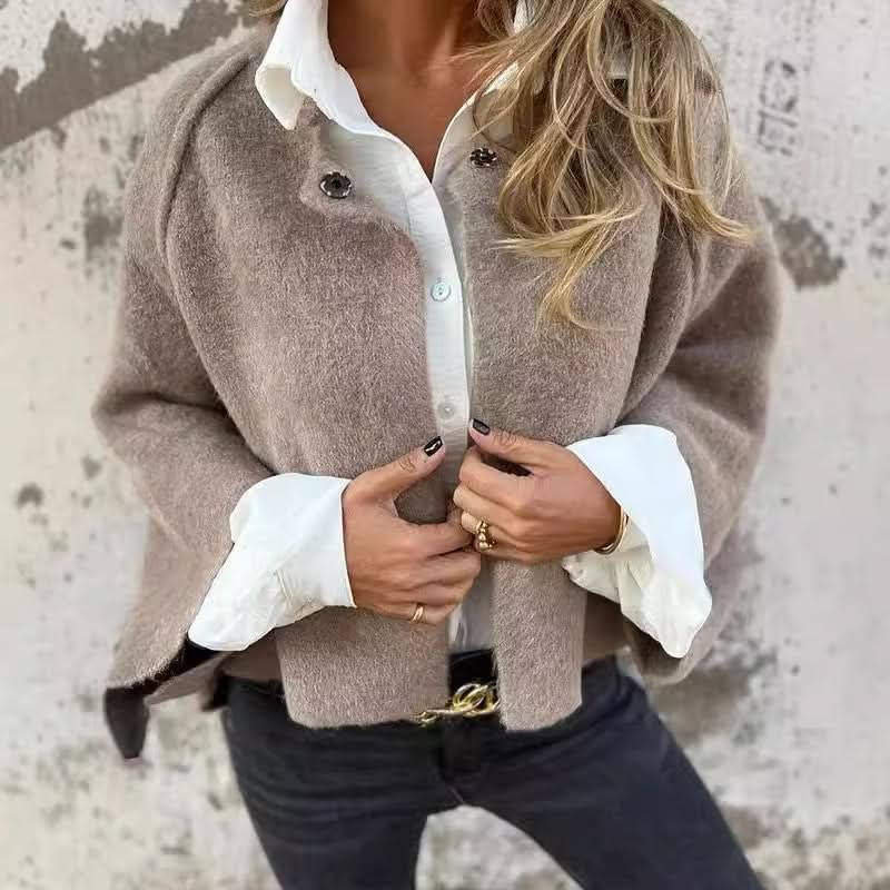 Cozy Chic Wool Blend Cardigan  för en stilren och komfortabel vardag för kvinnor