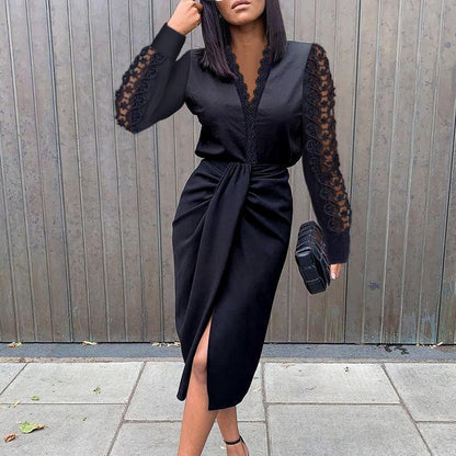 Damtunika Klänning - Kallaxel Design - Midjelång - Dekorativa Knappar & Mönster