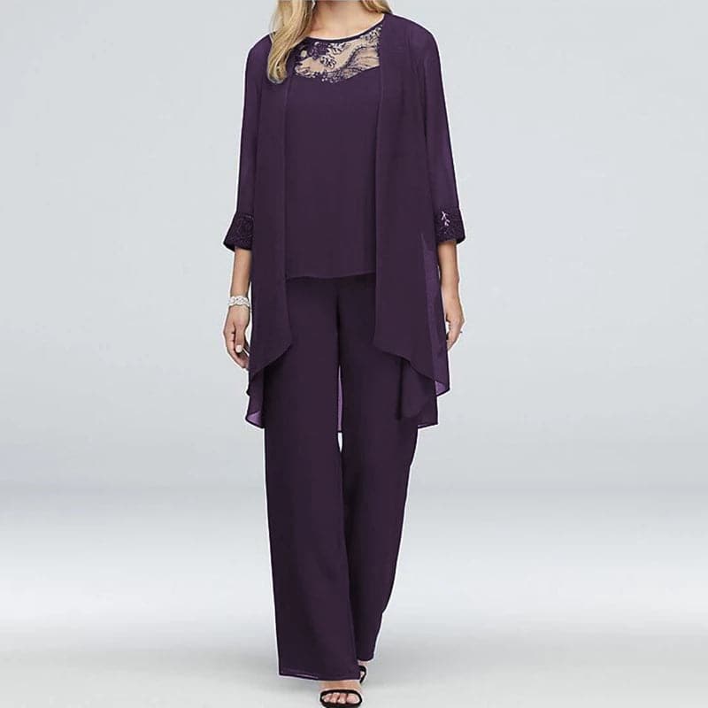 Nathalie - Elegant bomullsset i tre delar
