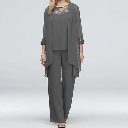 Nathalie - Elegant bomullsset i tre delar