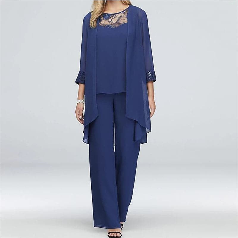 Nathalie - Elegant bomullsset i tre delar