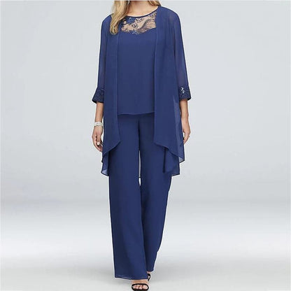 Nathalie - Elegant bomullsset i tre delar