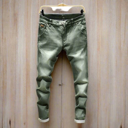 Herr Jeans - Slim Fit - Stretchdenim - Klassisk 5-ficksdesign - Bekväm och Stilren