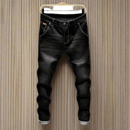 Herr Jeans - Slim Fit - Stretchdenim - Klassisk 5-ficksdesign - Bekväm och Stilren