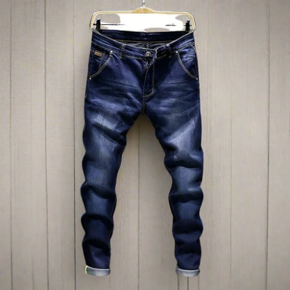 Herr Jeans - Slim Fit - Stretchdenim - Klassisk 5-ficksdesign - Bekväm och Stilren