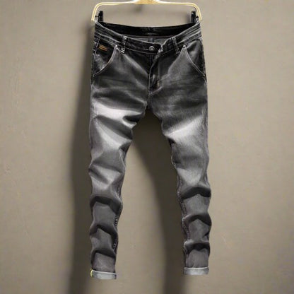 Herr Jeans - Slim Fit - Stretchdenim - Klassisk 5-ficksdesign - Bekväm och Stilren